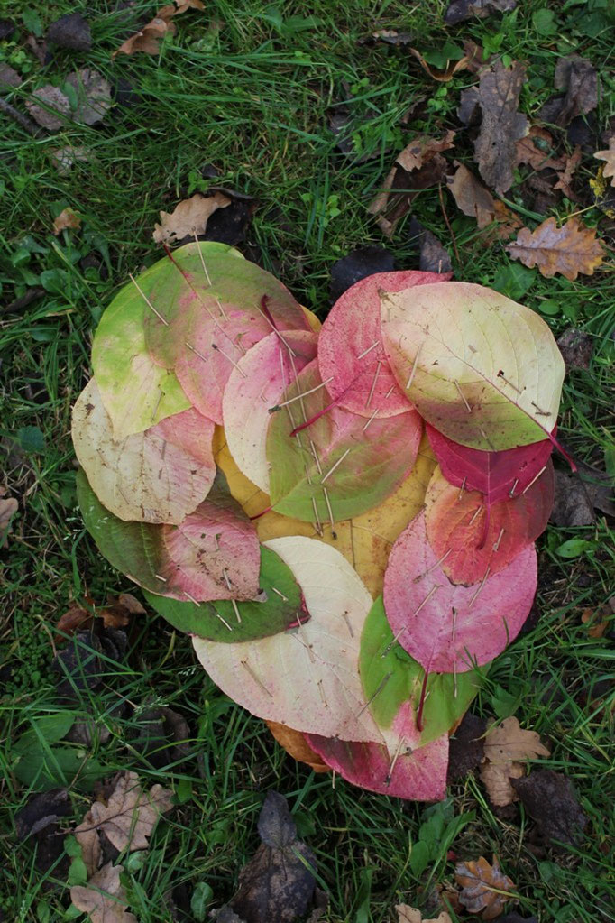 Naturkunst mit Kindern, Blätter