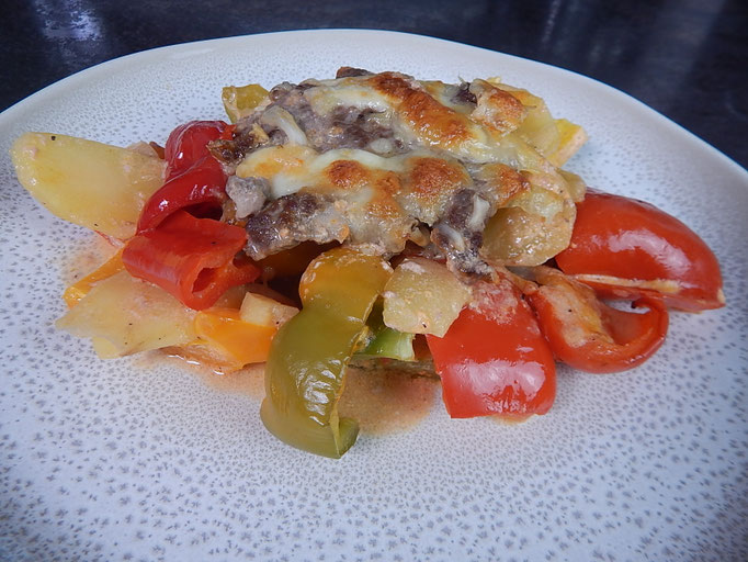 Paprika überbacken 