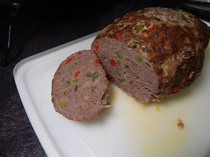 Hackbraten mit Jägersoße