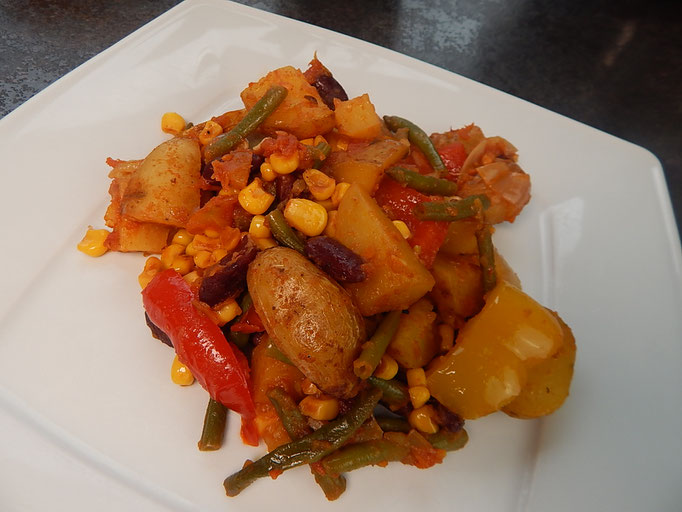 Mexikanische Kartoffelpfanne