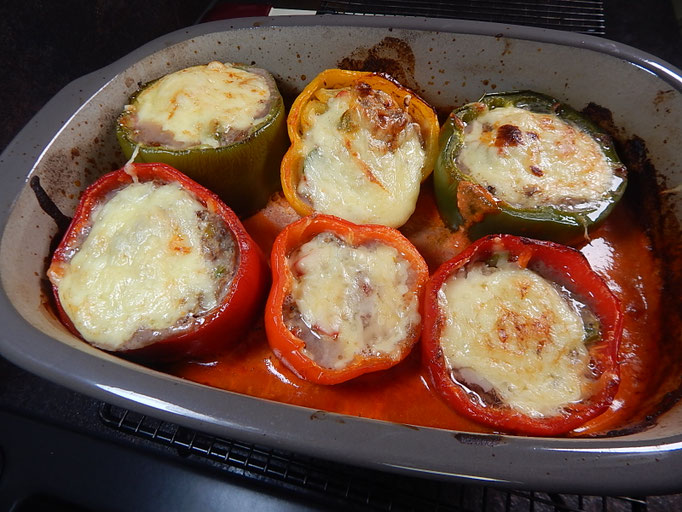 Gefüllte Paprika ganz einach