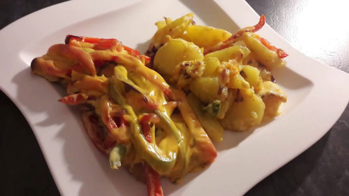 Paprika Schnitzel überbacken