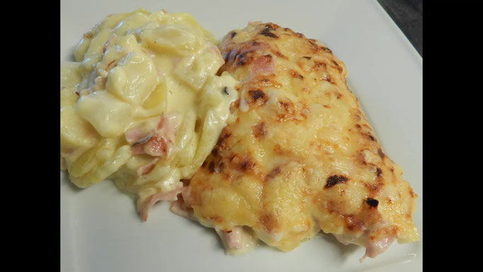 Kartoffel Spargel Gratin