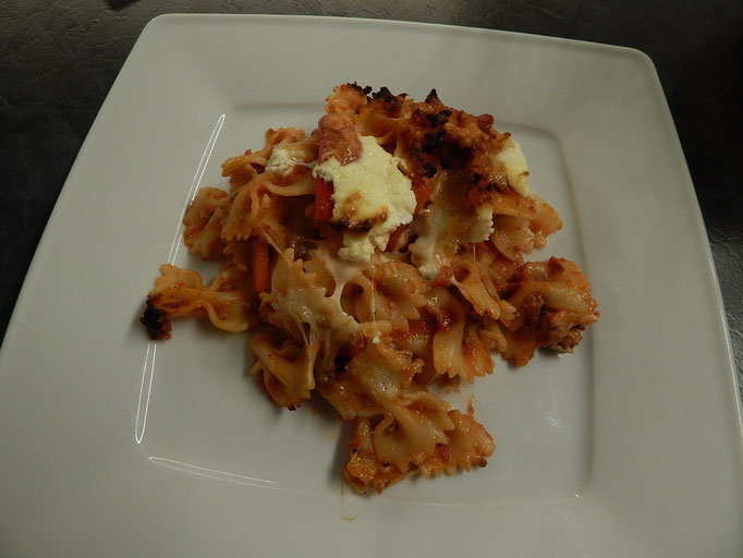 Nudelauflauf Bolognese