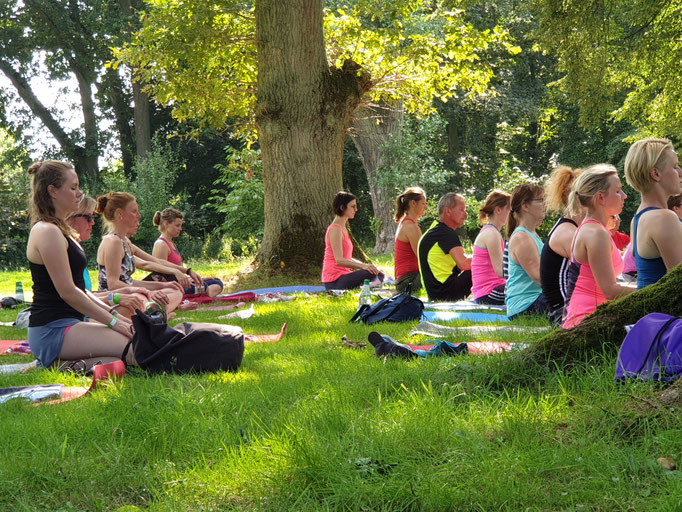 Fotos vom Yoga-Triathlon 2019