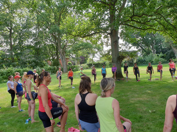 Fotos vom Yoga-Triathlon 2019