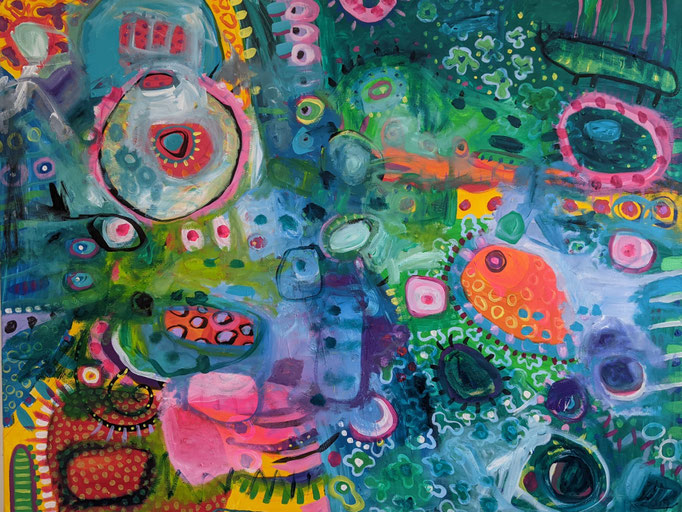 Everyone Tells A Different Story   90x120x1.7cm   