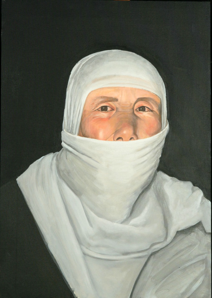 Mother, Acrylic on canvas, 108 x 76, cm, 2009