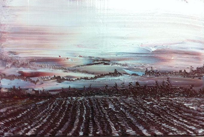 Northern Landscape, Oil on canvas, 30 x 20, 2015