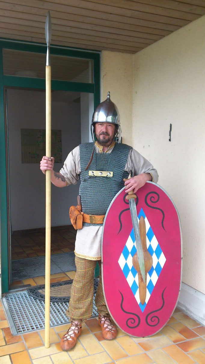 Darstellung "Keltischer Krieger"