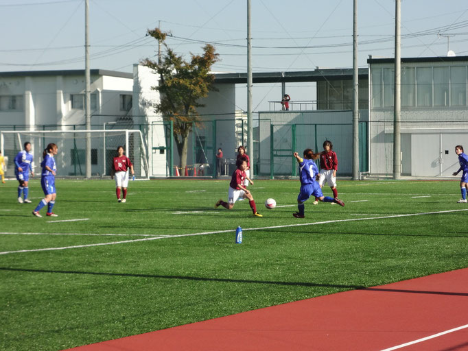 11月４日　関東女子サッカーリーグ順位決定戦＆引退　vs茨城大学