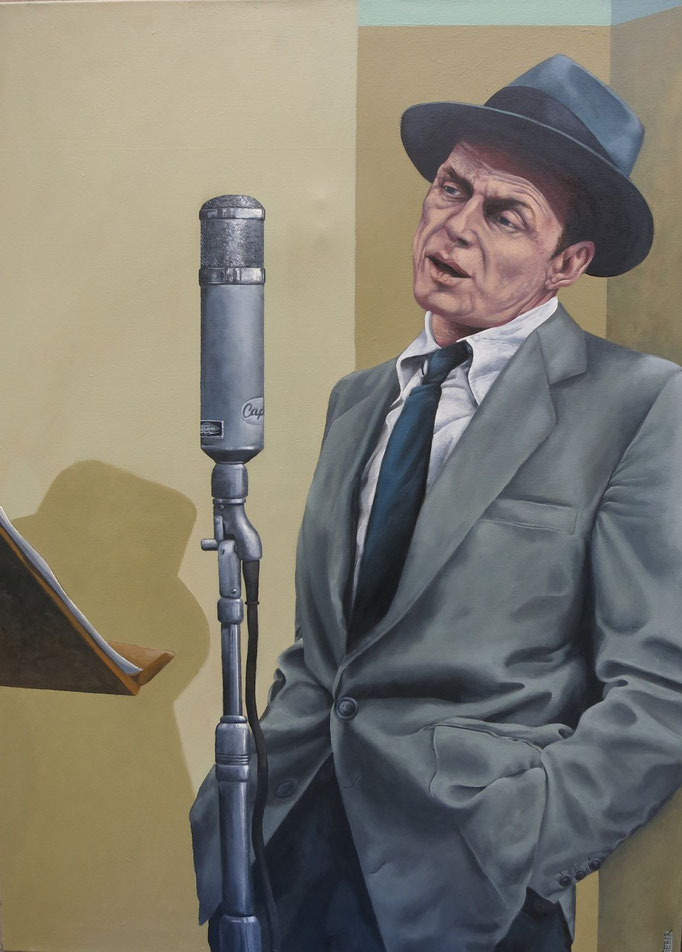 Gemälde 484 Sinatra, Acryl auf Leinwand ,2014, 90 x 125 cm 