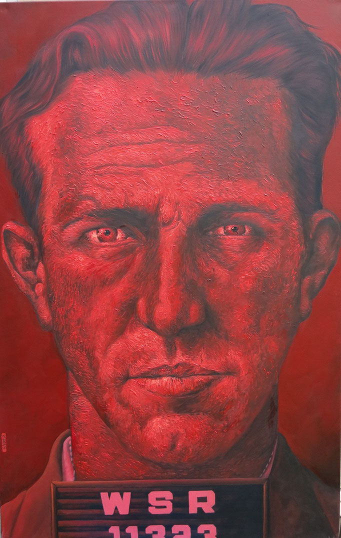 Gemälde  462 Red Rage Vol. 1,  Acryl auf Leinwand,2014,  90 x 140 cm