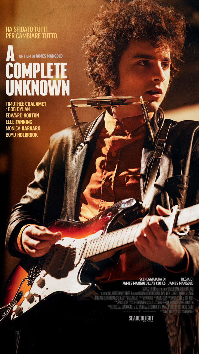 A COMPLETE UNKNOWN venerdì 31: ore 21:00 sabato 1: ore 16:00 - 21:00 domenica 2: ore 16:00 sabato 8, domenica 9: ore 18:30 #ACompleteUnknownIlFilm