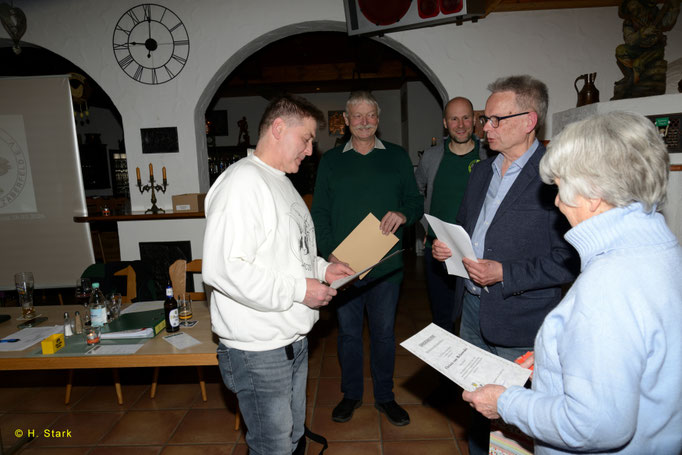 Ehrung 50 Jahre Mitglied Friedrich Haas