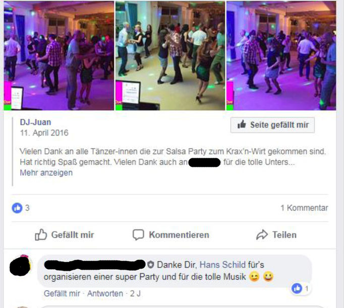 Party in Ergolding beim Kraxnwirth