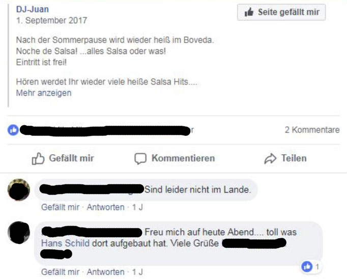 Party im Boveda in Taufkirchen