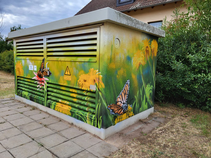 Stromverteiler Körnerweg - nach der Gestaltung