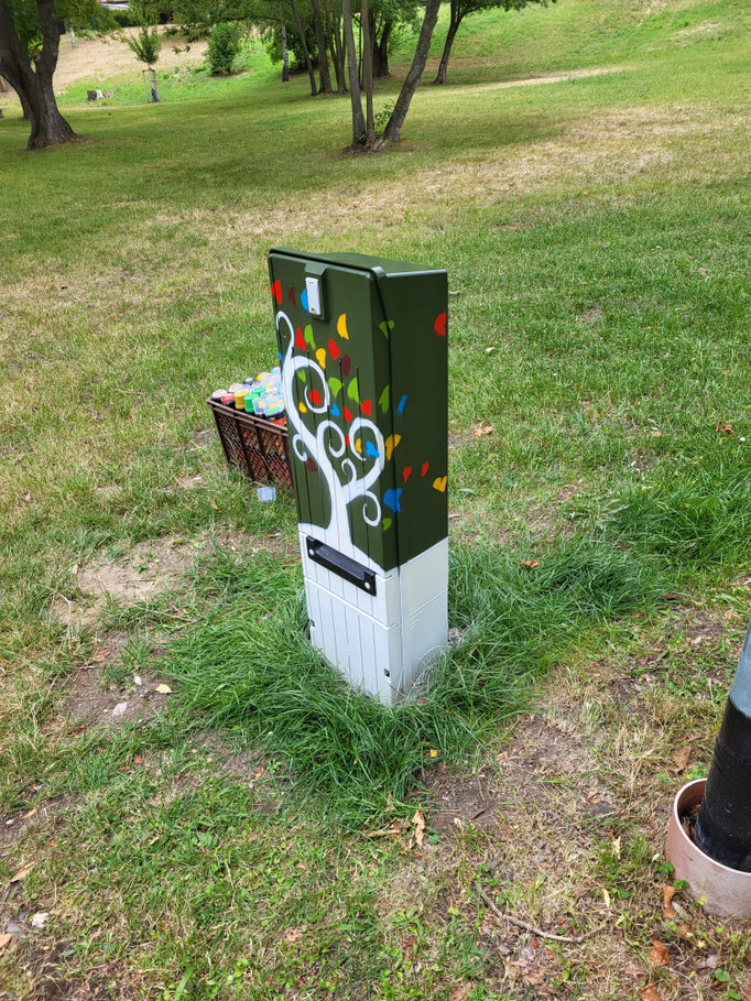 Stromverteiler Park Dahne - nach der Gestaltung