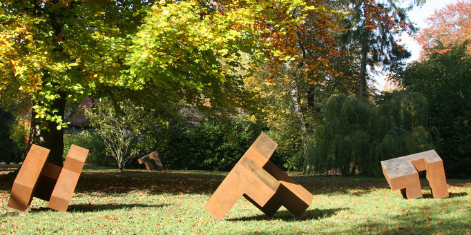Vierviertel, Stahl, 2011
