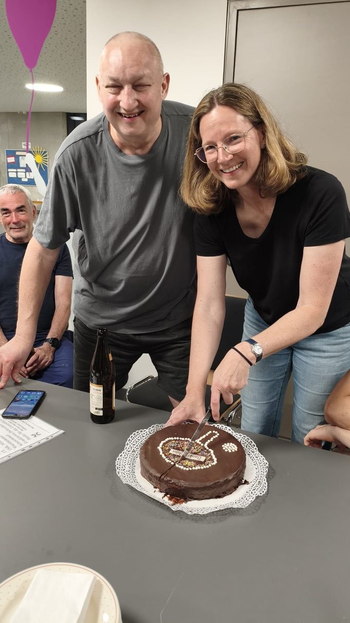 Selbstgemachte Torte für Tomas von Martina