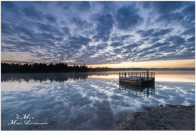 "Clouds over the Lake Reindersmeer" (2015) 