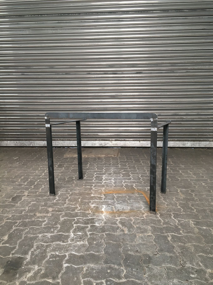 Tischgestell für vorhandene Tischplatte (Stahl roh; 2019)