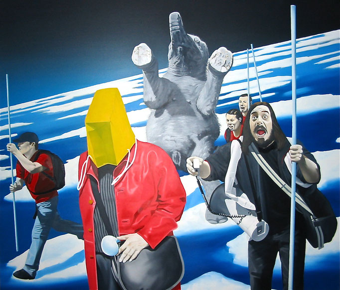 my need is deep, 2010, Oil on Canvas, 140 x 160 cm