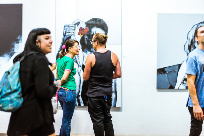Inauguration, Solo show, Artevistas Gallery, Barcelona, Spain, 06 2019. Foto by © @delphinegidoinphotography