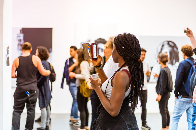 Inauguration, Solo show, Artevistas Gallery, Barcelona, Spain, 06 2019. Foto by © @delphinegidoinphotography