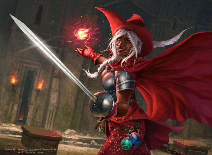 Red Mage's Rapier | ©2025 Wizards Of The Coast™ & Square Enix | Universe Beyond : Final Fantasy