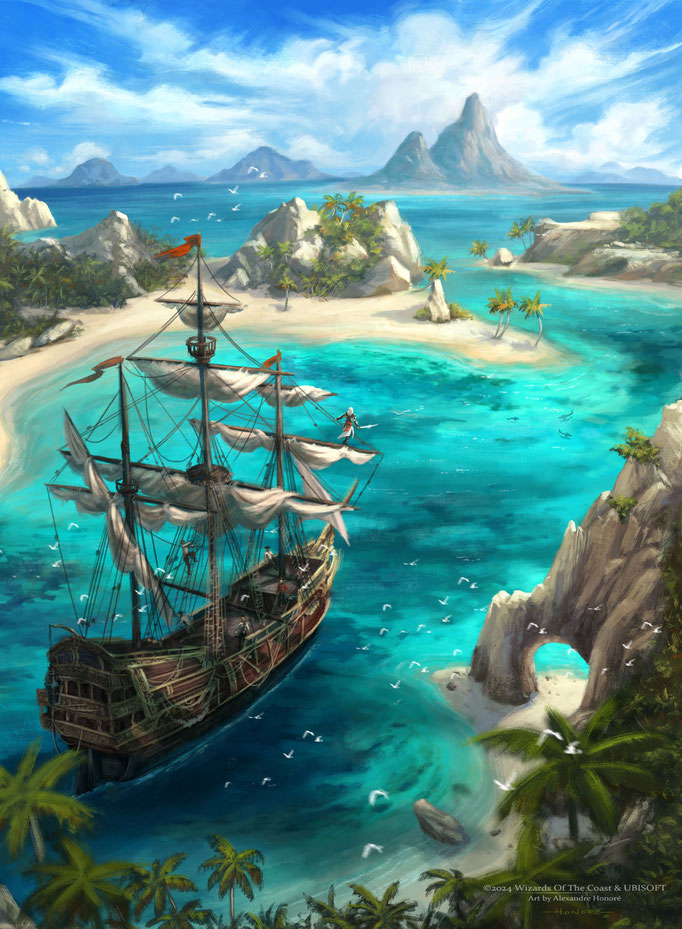 Island | ©2024 Wizards Of The Coast™ & Ubisoft | Universe Beyond : Assassin's Creed