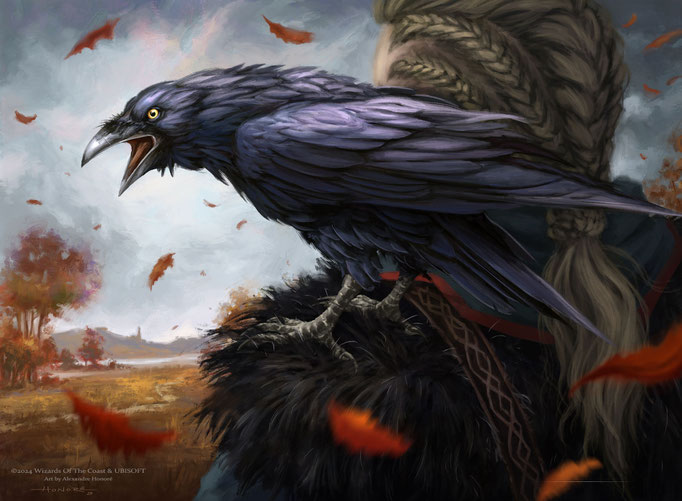 Keen-Eyed Raven | ©2024 Wizards Of The Coast™  & Ubisoft
