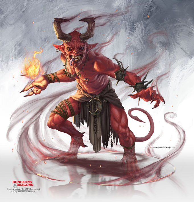 Fiendish Spirit | ©2024 Wizards Of The Coast™  - Player's Hand book 2024
