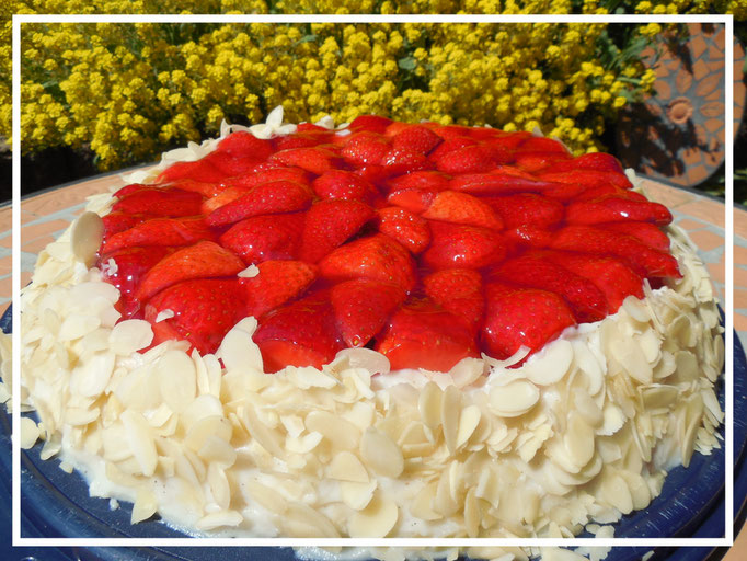 Erdbeerkuchen
