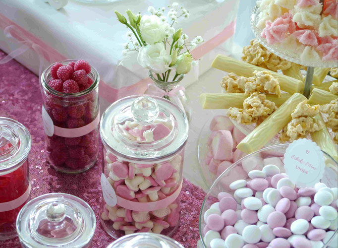 Rosa Candybar Hochzeit Bremen
