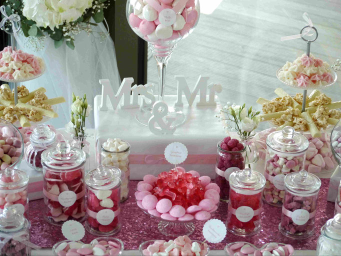 Rosa Candybar Hochzeit Bremen