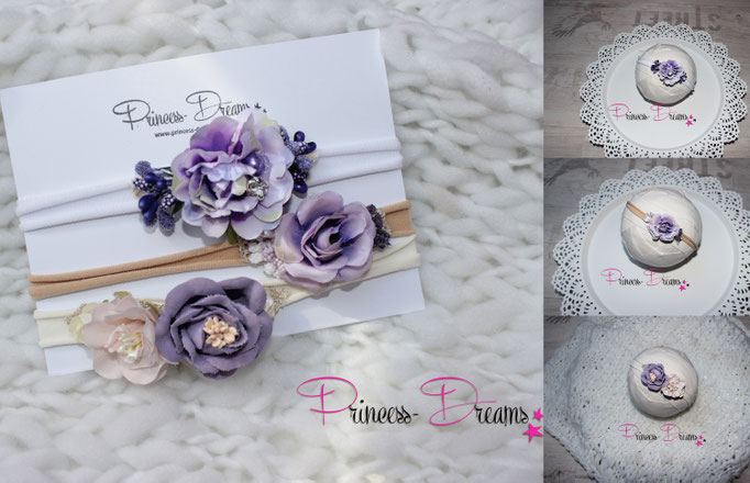 Blumen Haarband für Babys und Mädchen