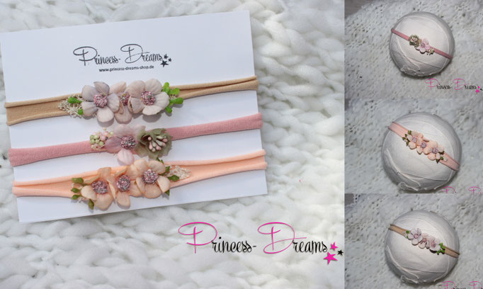 Nylon Blumen Haarband für Babys