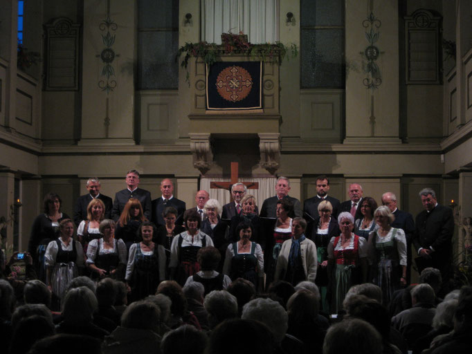 Unser Konzert in der Kirche in Gehren