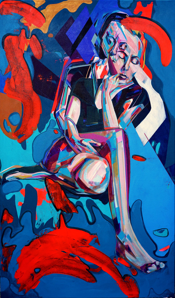 Natalie 81 x 138 cm Acrylic on canvas 2018 / 2020