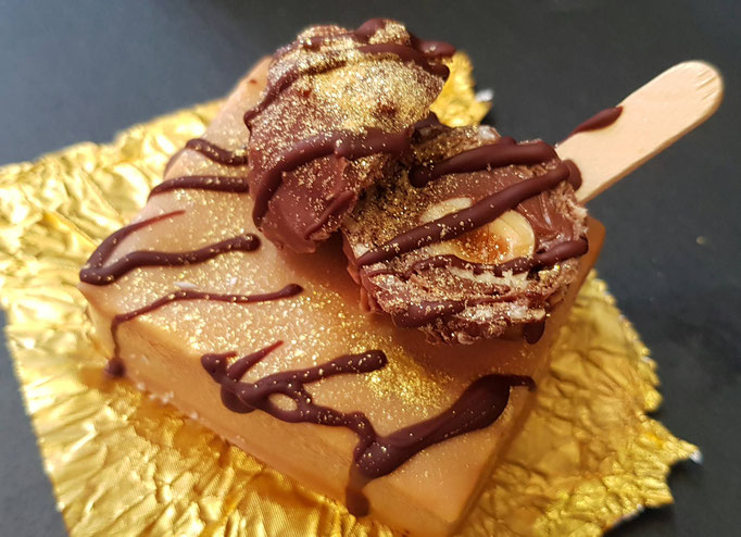 Cheesecake mit Blattgold KommZuPotte