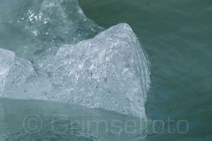 Rohnegletschersee Eisberge