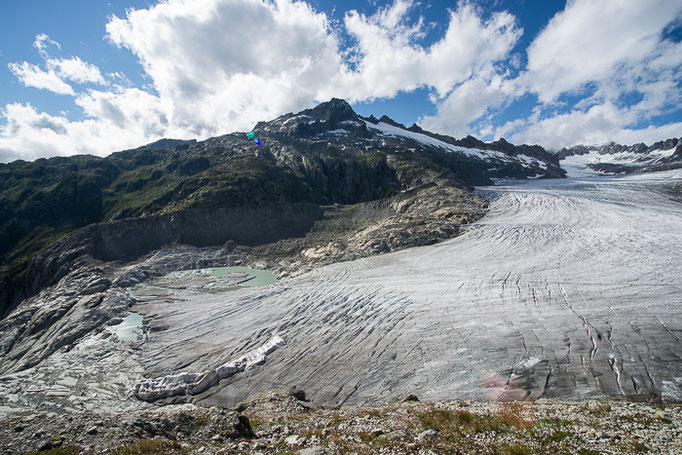 Rohnegletscher neuer Gletschersee