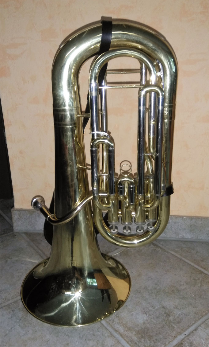 RBB Euphonium - 4 Monel Ventile in Reihe, Bohrung: 14,4 mm, Schallstück: 300 mm