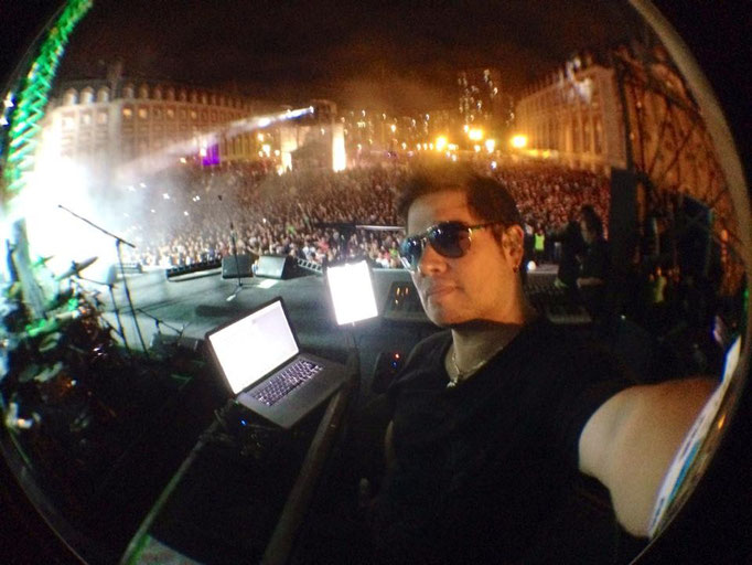 Mi "selfie" más épica: Ante 80,000 personas en el concierto en Mar del Plata, Argentina. Enero 29, 2014.