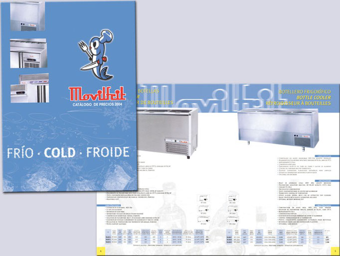 Movilfrit. Diseño y fabricación de  maquinaria para hostelería. Catálogo