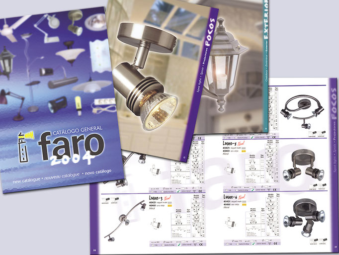 Faro. Diseño, fabricación y comercialización de soluciones en iluminación y ventilación. Catálogo