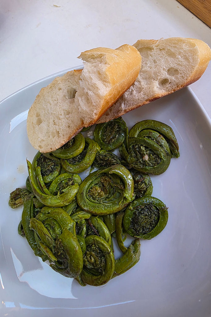 Fiddleheads a la Stravanza