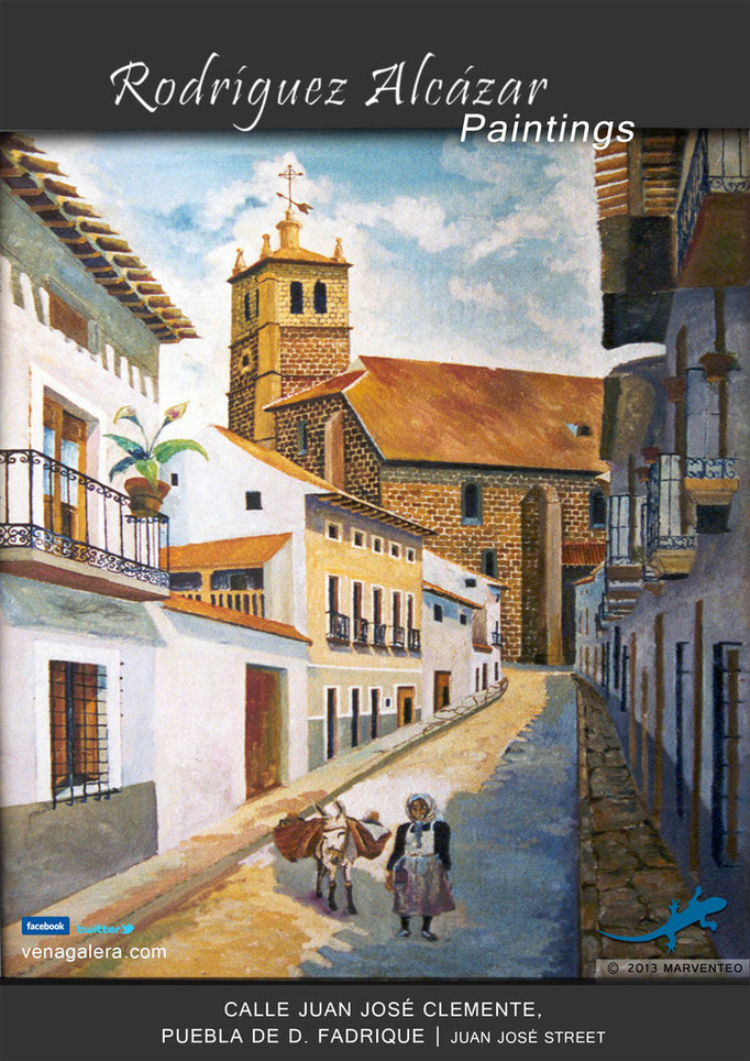 Calle Juan José Clemente - Pintor Jesús Rodríguez Alcázar - Puebla de Don Fadrique